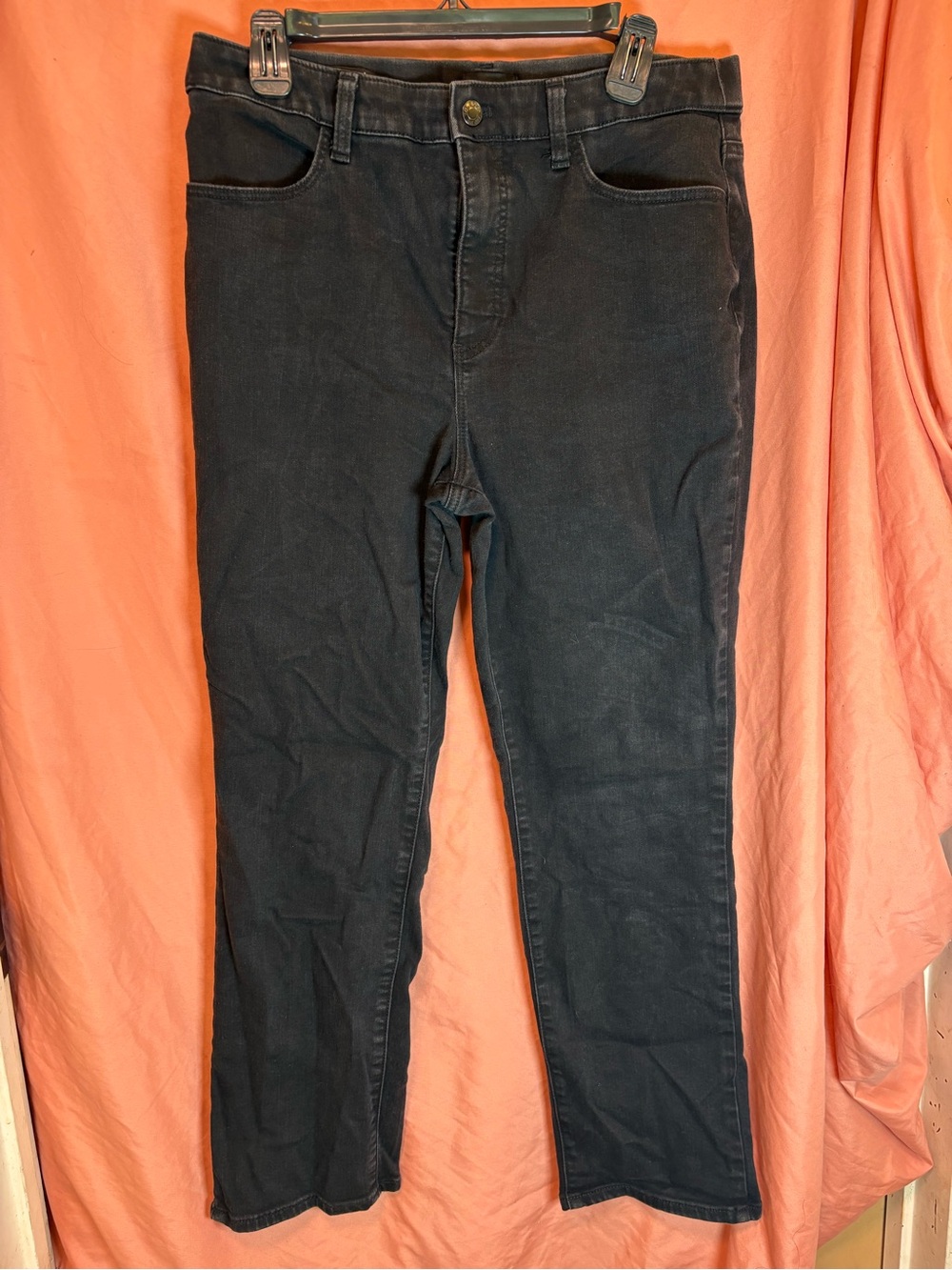 Talbots Black Sculpt Straight Leg Jeans Women’s 14p
